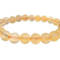 Citrine chauffée Perles 8mm
