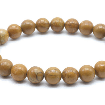 bois fossilisé perles 8mm