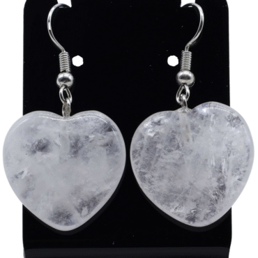 Coeur Cristal de Roche 4 cm