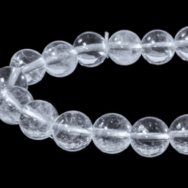 Cristal de Roche perles 8mm